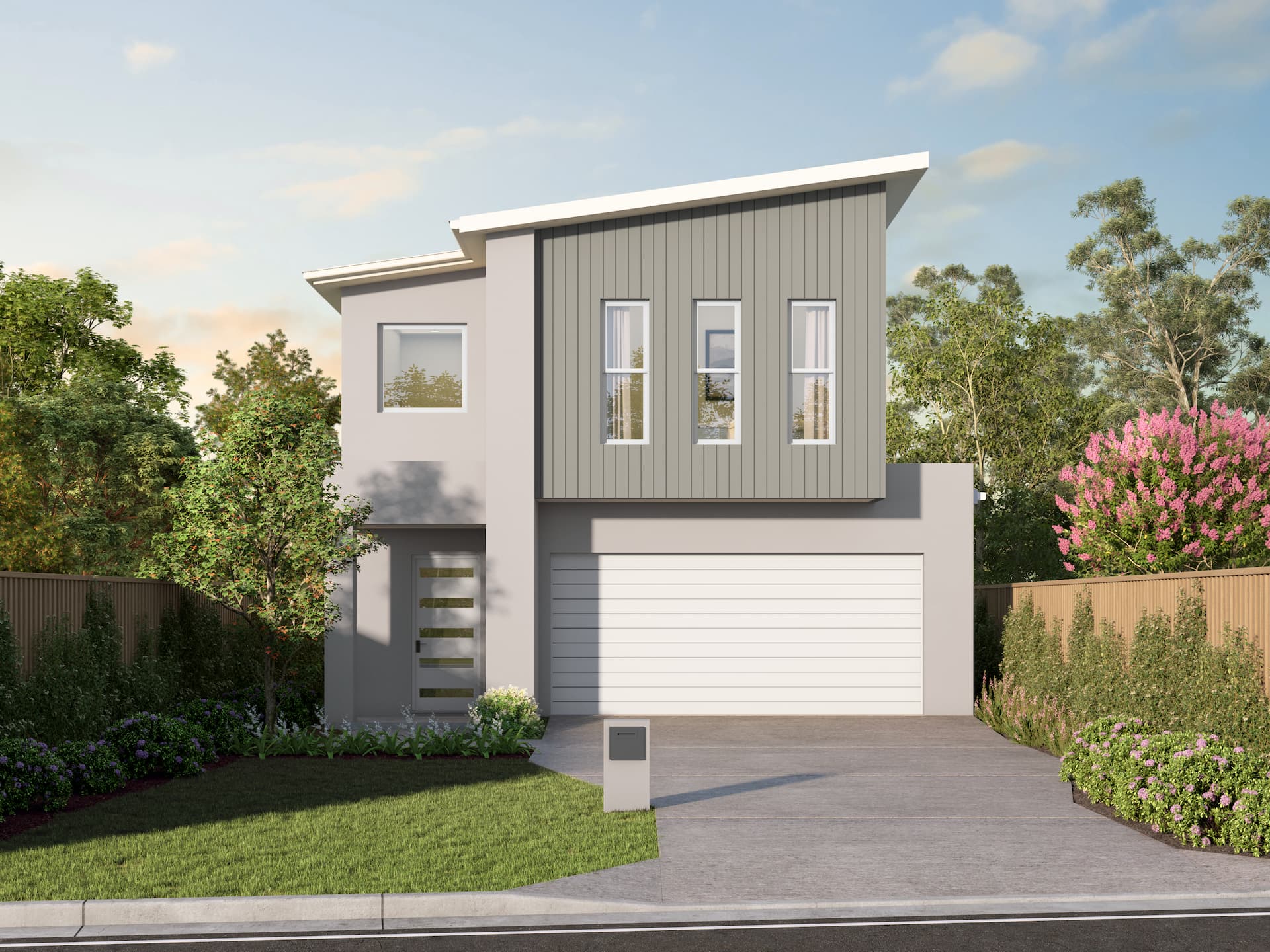 skillion roof home design