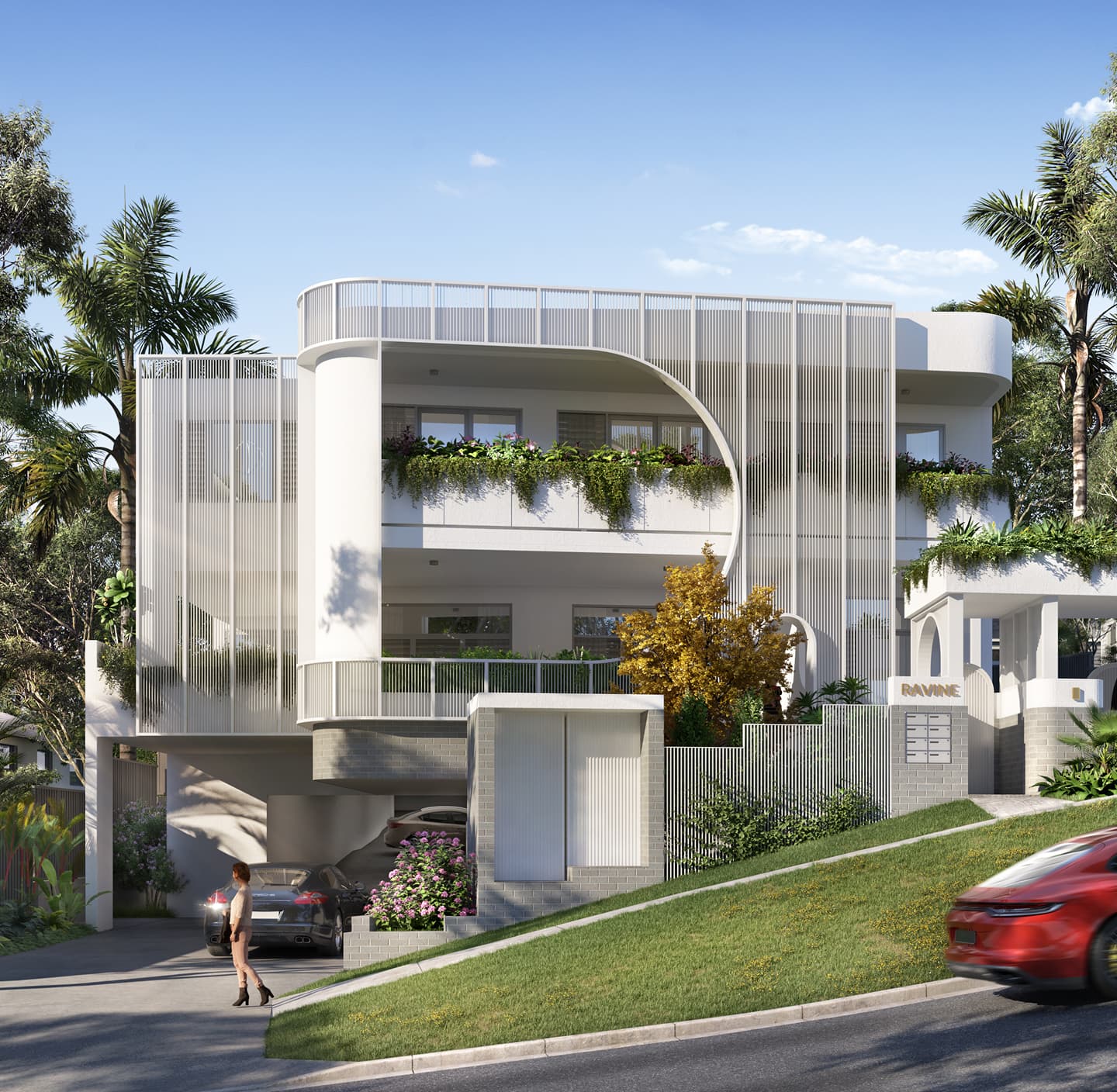double storey modern home by UrbanLuxe